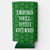 St Patrick's Day Funny Green Seltzer Koelboxxen Blikjeskoeler (Achterkant)