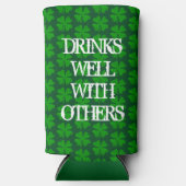 St Patrick's Day Funny Green Seltzer Koelboxxen Blikjeskoeler (Voorkant)