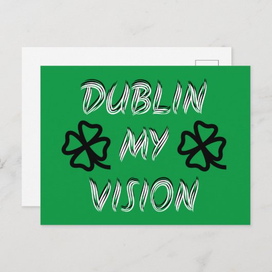 St. Patrick's Day Funny Humor Green Briefkaart (Voorkant / Achterkant)