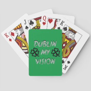 St. Patrick's Day Funny Humor Green Pokerkaarten