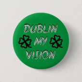 St. Patrick's Day Funny Humor Green Ronde Button 5,7 Cm (Voorkant)