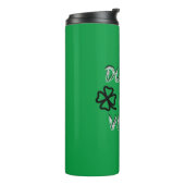 St. Patrick's Day Funny Humor Green Thermosbeker (Gedraaid links)