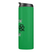 St. Patrick's Day Funny Humor Green Thermosbeker (Geroteerd rechts)