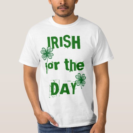 St. Patrick's Day Funny Irish Shamrock T-Shirt (Voorkant)