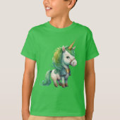 St. Patrick's Day Funny Irish Unicorn T-shirt (Voorkant)