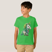 St. Patrick's Day Funny Irish Unicorn T-shirt (Voorkant volledig)