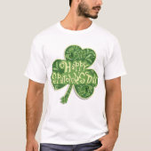 St Patrick's Day Funny Lucky Clover T-shirt (Voorkant)