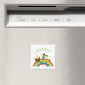 St. Patricks Day - Funny Lucky Irish Leprechaun Magneet (Insitu (Vaatwasser))