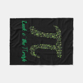 St Patricks Day Funny Pi Luck O' The Pi-Irish Gift Fleece Deken (Voorkant (Horizontaal))