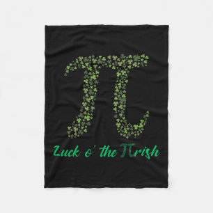 St Patricks Day Funny Pi Luck O' The Pi-Irish Gift Fleece Deken