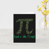 St Patricks Day Funny Pi Luck O' The Pi-Irish Gift Kaart (Gele Bloem)