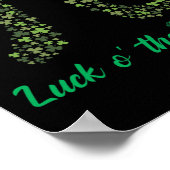 St Patricks Day Funny Pi Luck O' The Pi-Irish Gift Poster (Hoek)