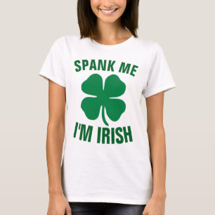 ST.PATRICK'S DAY Funny T-SHIRTS, SPANK ME IK BEN I T-shirt