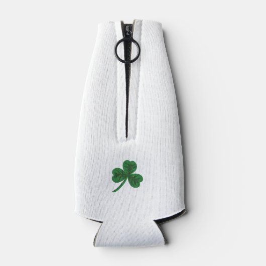 St. Patrick's Day Funny Text Koelbox, Blijf kalm Flesjeskoeler (Achterkant)