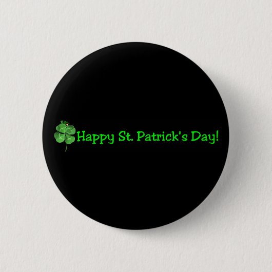 St. Patrick's Day - Ga Iers! Ronde Button 5,7 Cm (Voorkant)