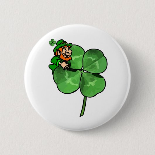 St. Patrick's Day - Ga Iers! Ronde Button 5,7 Cm (Voorkant)