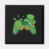 St Patricks Day Gamer Irish Game Controller Gamin Magneet (Voorkant)