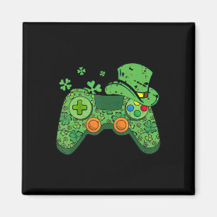 St Patricks Day Gamer Irish Game Controller Gamin Magneet