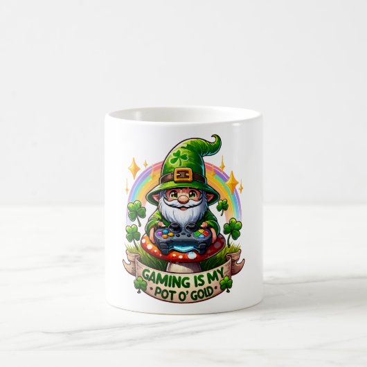 St. Patrick's Day Gamer Kabouter Koffiemok (Center)