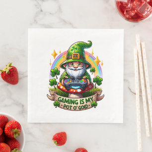 St. Patrick's Day Gamer Kabouter Servet