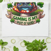 St. Patrick's Day Gamer Kabouter Theedoek (Gevouwen)