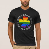 St Patrick's Day Gay Pride Rainbow LGBT Gift T-shi T-shirt (Voorkant)