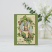  St. Patricks Day Gebed & Zegening Briefkaart (Staand voorkant)