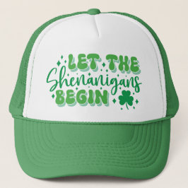 St. Patrick's Day-gelach! Publiekslieveling leuk Trucker Pet