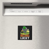 St. Patrick's Day Geluk Hebben Magneet (Insitu (Vaatwasser))