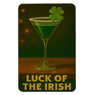 St. Patrick's Day Geluk Van De Ieren Klaver Martin Magneet
