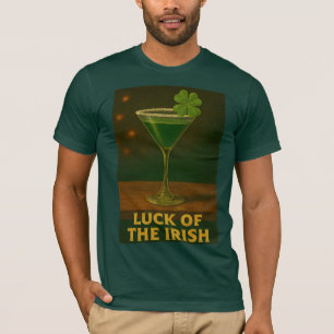 St. Patrick's Day Geluk Van De Ierse Klaver Martin T-shirt
