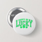 St. Patrick's Day Gelukkig groen bier stijlvol Ronde Button 5,7 Cm (Voorkant /achterkant)