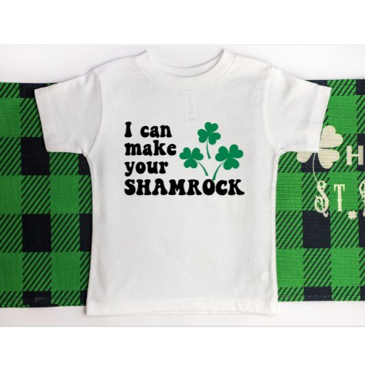 St Patrick's day gelukkig groene klaver Ierse sham T-shirt