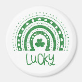 St.Patricks Day Geluks Groene Magneet (Voorkant)