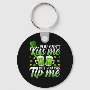 St Patricks Day Geluks Klaver Bediening Rtender Wa Sleutelhanger