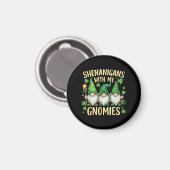 St. Patrick's Day Geluks Shamrock Kabouter Magneet (Voorkant / Achterkant)