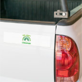 St. Patrick's Day Geluksbibliothecaris Bumpersticker (Op Truck)