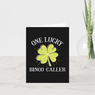 St. Patrick's Day Geluksbingo-oproepergeschenk Kaart