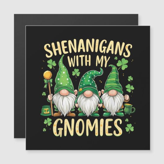 St. Patrick's Day Geluksblad Kabouter  (Voorkant / Achterkant)