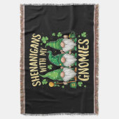 St. Patrick's Day Geluksblad Kabouter Deken (Voorkant Verticaal)