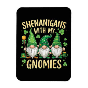 St. Patrick's Day Geluksblad Kabouter Magneet