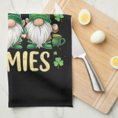 St. Patrick's Day Geluksblad Kabouter Theedoek (Quarter Fold)