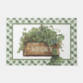 St. Patrick's Day Geluksdrieblad Deurmat