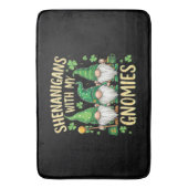 St. Patrick's Day Geluksdrieblad Kabouter Badmat (Voorkant Verticaal)