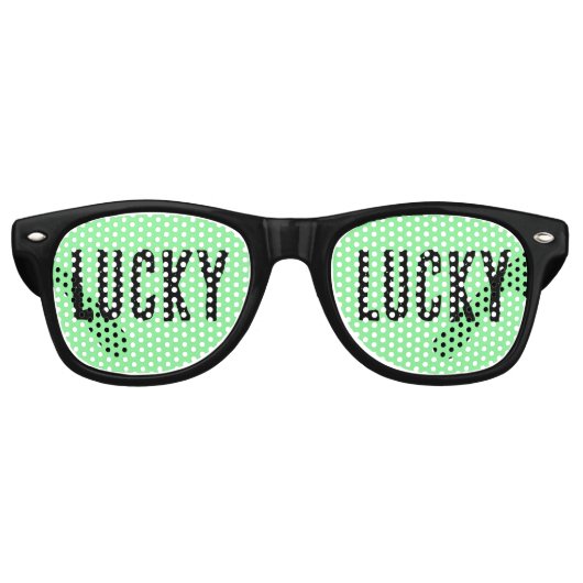 ST. PATRICK'S DAY GELUKZONNEBRIL RETRO ZONNEBRIL (Voorkant)