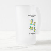 St Patrick's Day | Geniet ervan Matglas Bierpul (Voorkant rechts)