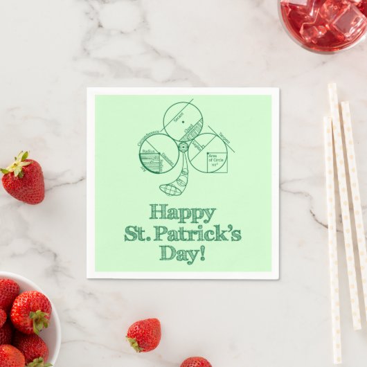 St. Patrick's Day Geometrie Servetten (Insitu)