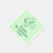 St. Patrick's Day Geometrie Servetten (Hoek)