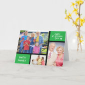 St. Patrick's Day Gepersonaliseerd met Personalize Kaart (Gele Bloem)