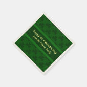 St. Patrick's Day Gepersonaliseerd Servet (Hoek)